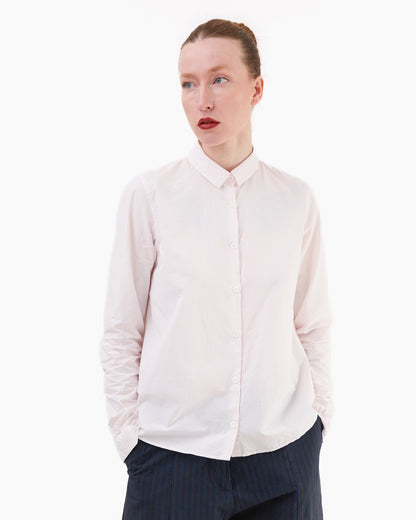 Bergfabel Women's Tyrol Shirt in Pink Stripe