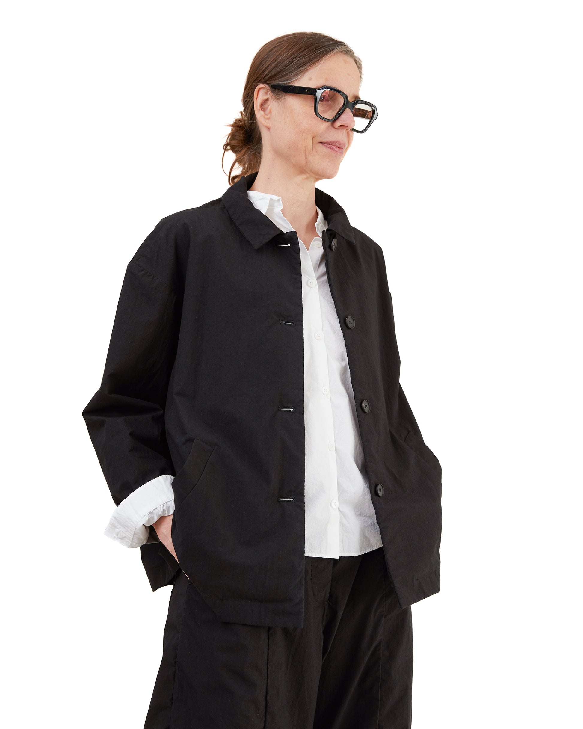 Bergfabel Women's Cotton Uli Jacket in Black
