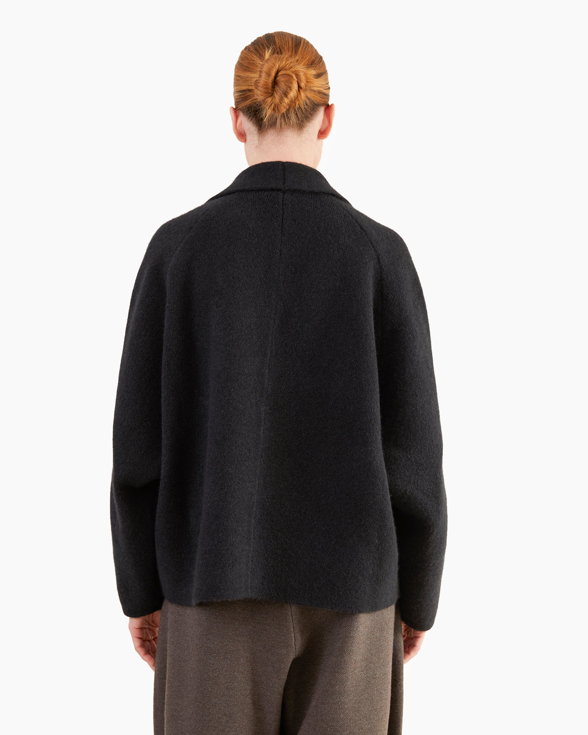 Boboutic Cashmere-Silk Jacket in Black