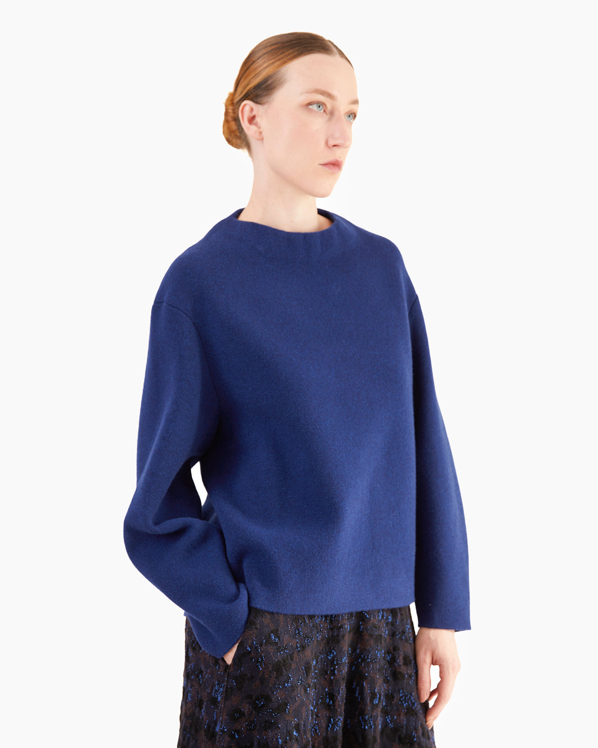 Boboutic Simple Sweater in Blue Majorelle