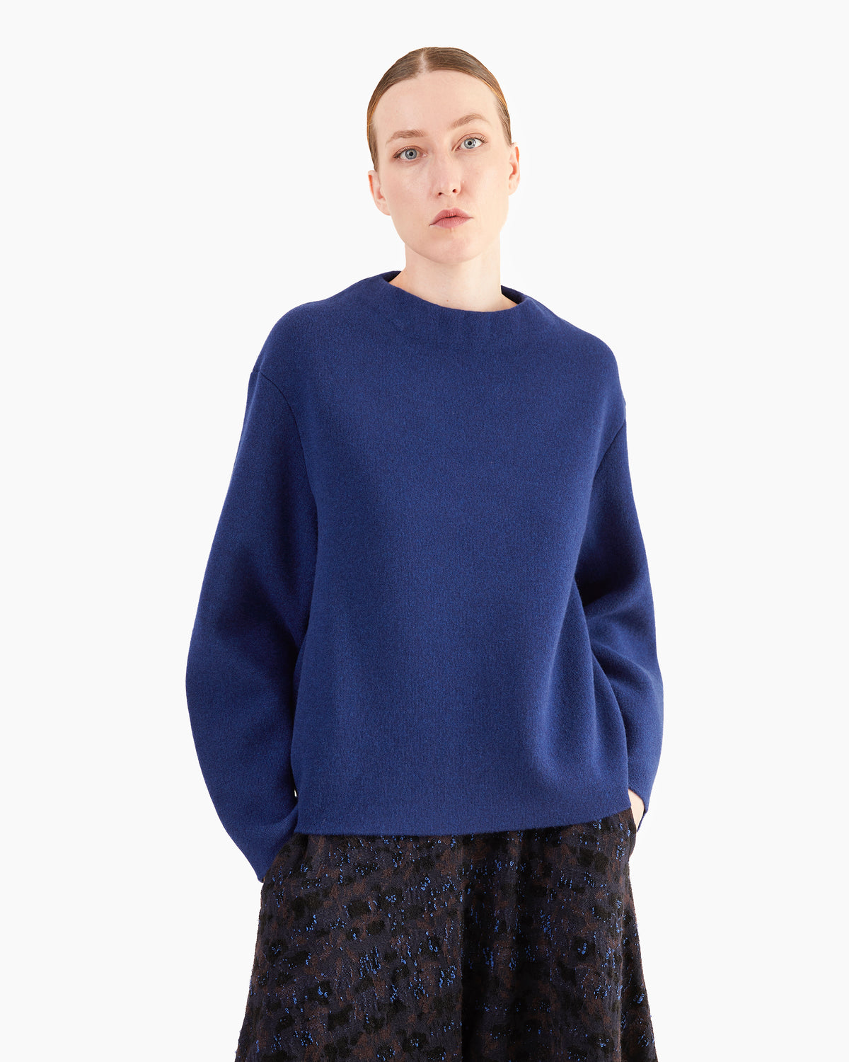 Boboutic Simple Sweater in Blue Majorelle