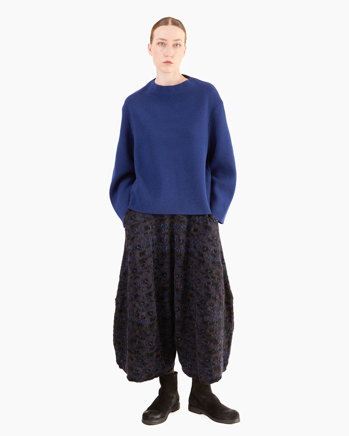 Boboutic Simple Sweater in Blue Majorelle