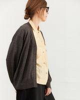 Boboutic Cashmere Cardigan in Black/Brown