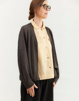 Boboutic Cashmere Cardigan in Black/Brown