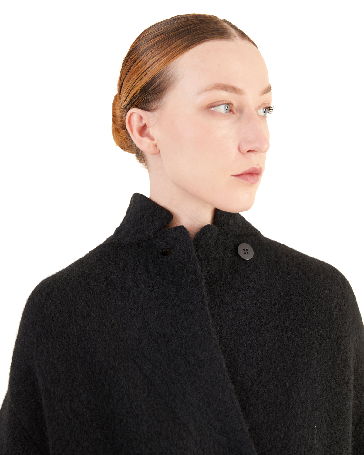 Boboutic Double Breasted Coat in Black