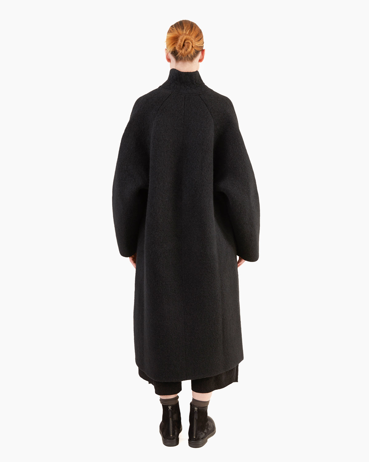 Boboutic Double Breasted Coat in Black
