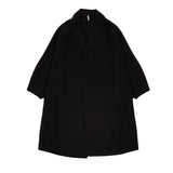 Boboutic Double Breasted Duster Coat in Black 1