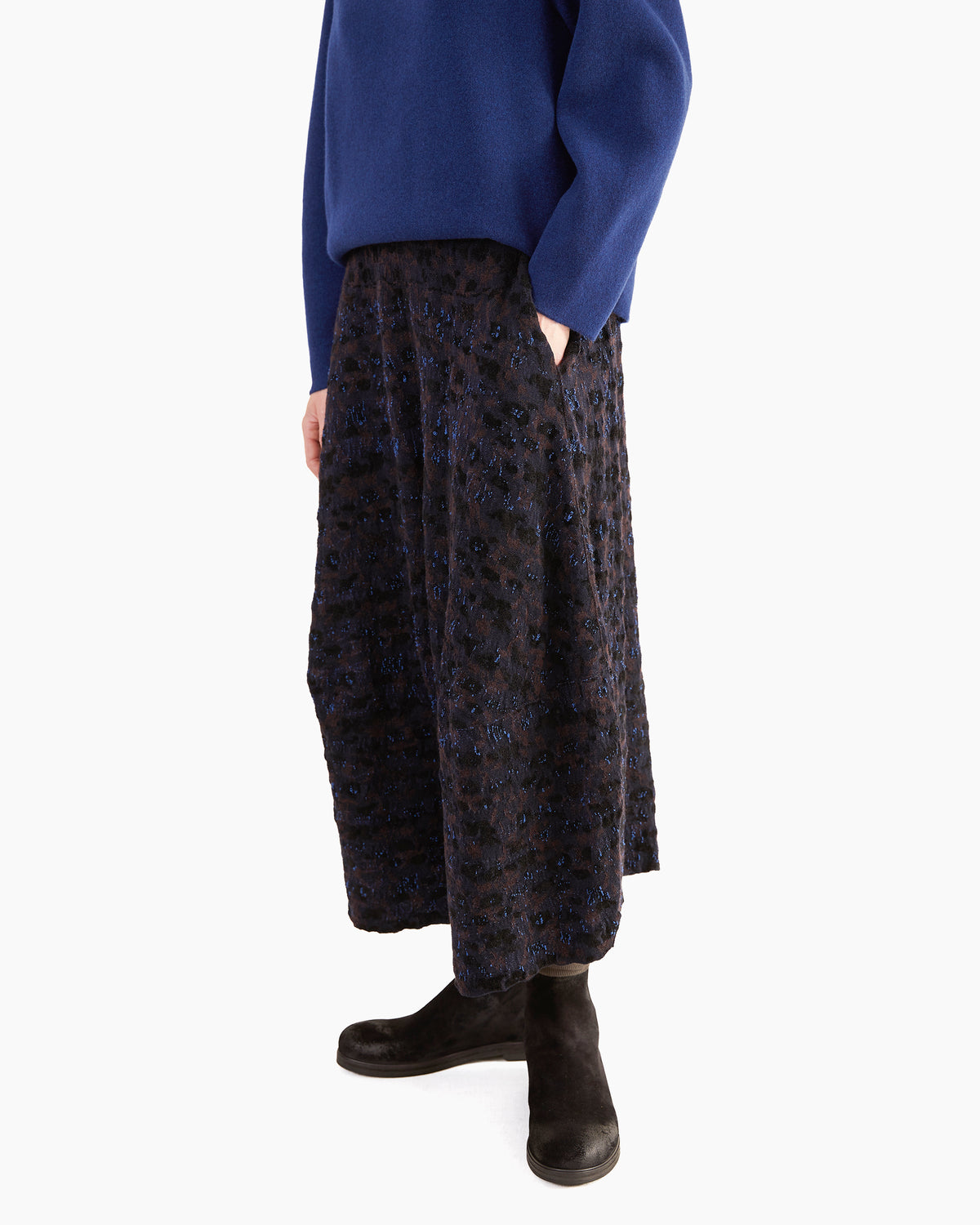 Boboutic Dense Skirt-Pants in Navy Mix