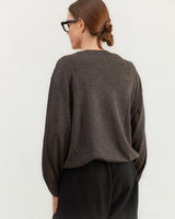 Boboutic Cashmere Sweater in Black/Brown