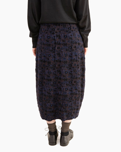 Boboutic Dense Skirt in Navy Mix