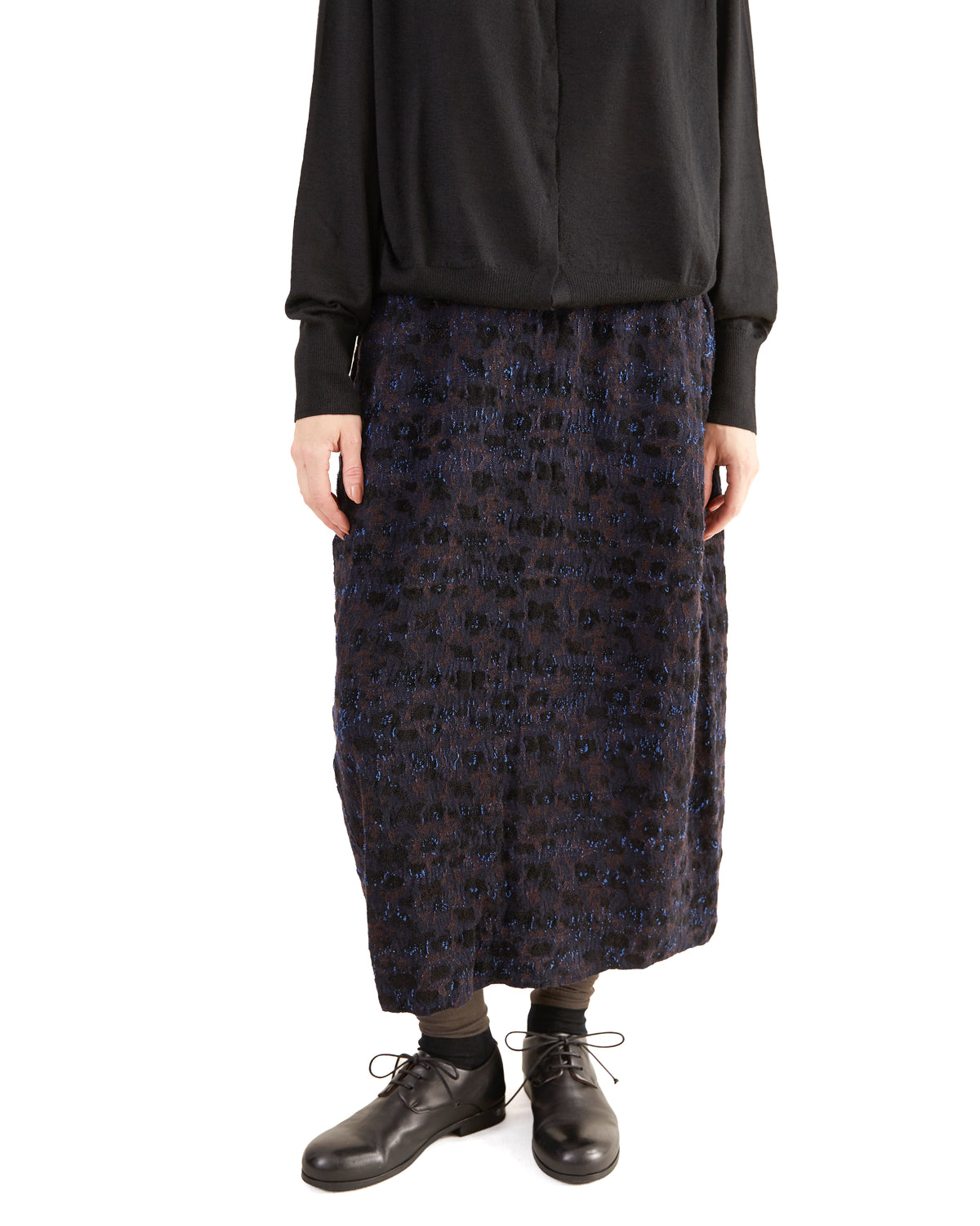 Boboutic Dense Skirt in Navy Mix