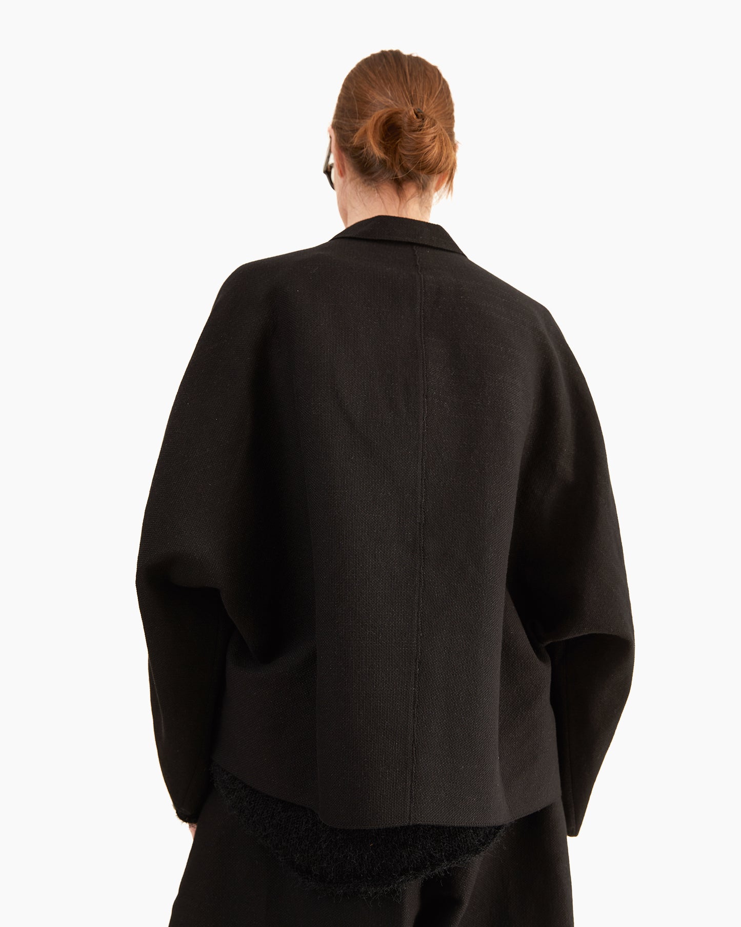 Boboutic Cotton / Linen Shirt Jacket in Black