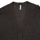 Boboutic Cashmere Cardigan in Black/Brown 3