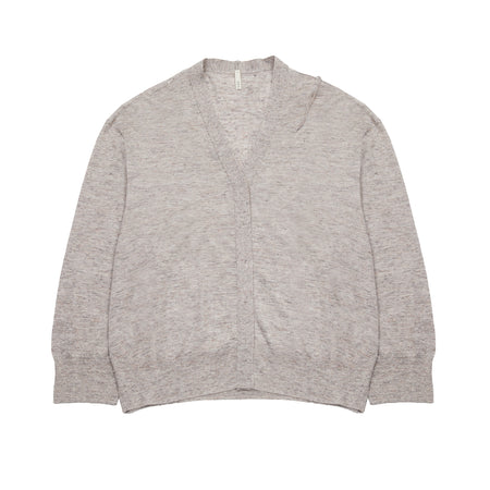 Boboutic Cashmere Cardigan in Gray/Pink 3