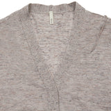 Boboutic Cashmere Cardigan in Gray/Pink 1