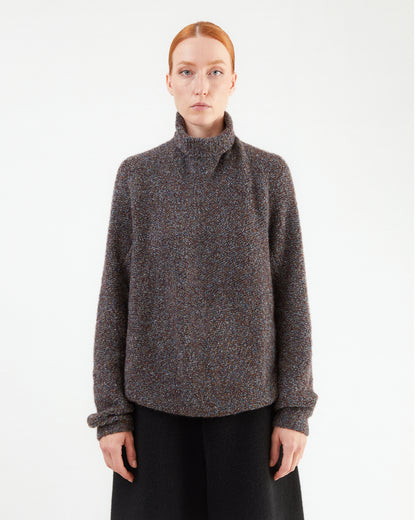 Boboutic Cashmere Sweater in Avio Mix