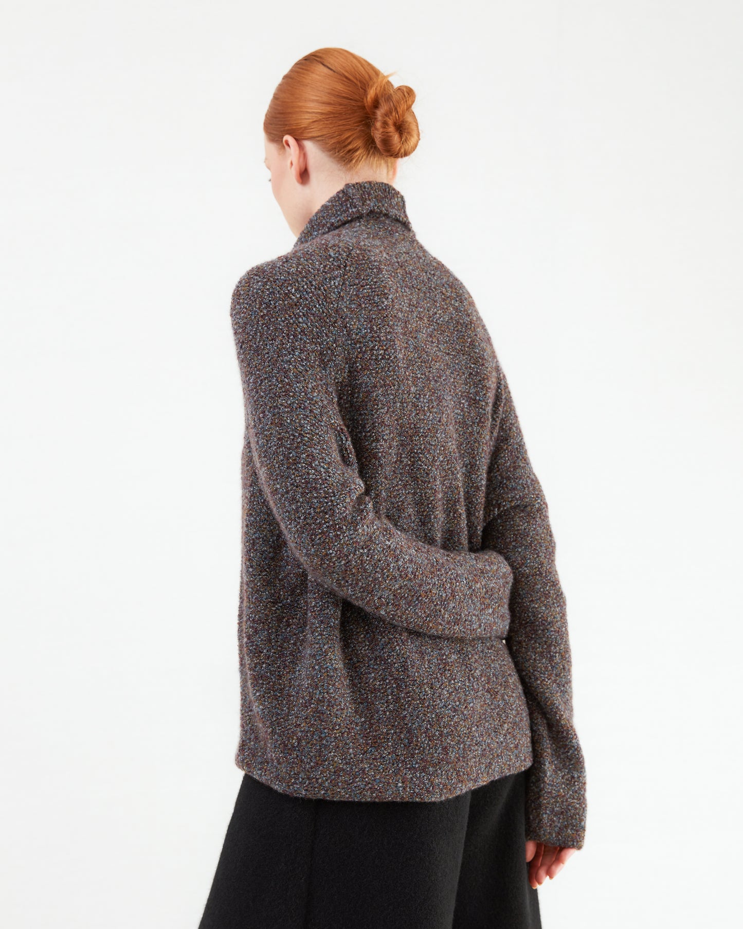 Boboutic Cashmere Sweater in Avio Mix
