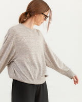 Boboutic Cashmere Sweater in Gray/Pink