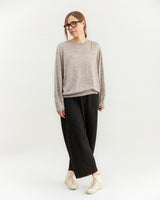 Boboutic Cashmere Sweater in Gray/Pink