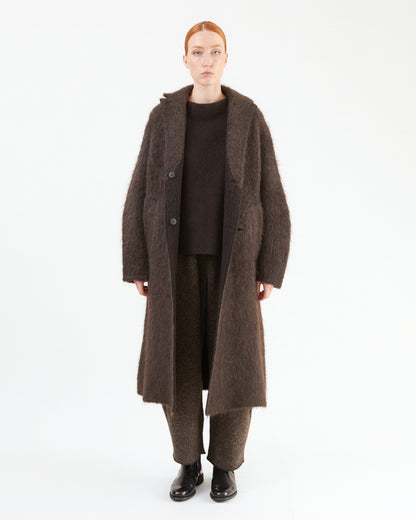 Boboutic Wool Trousers in Brown/ Taupe