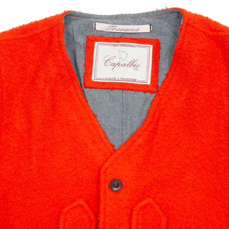 Capalbio Iconic Casentino Waistcoat in Orange 1