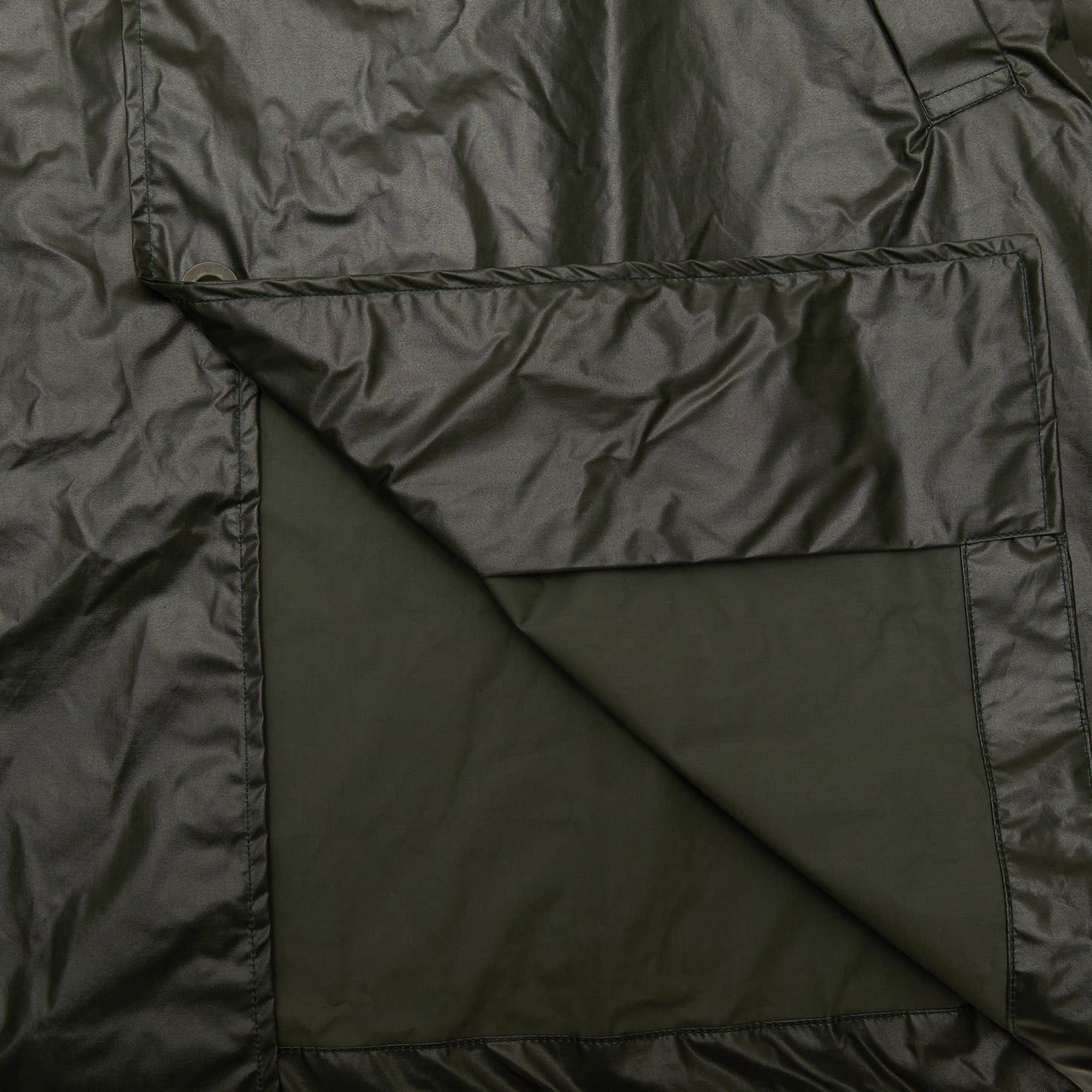 Casey Casey Peche Rain Coat in Dark Khaki