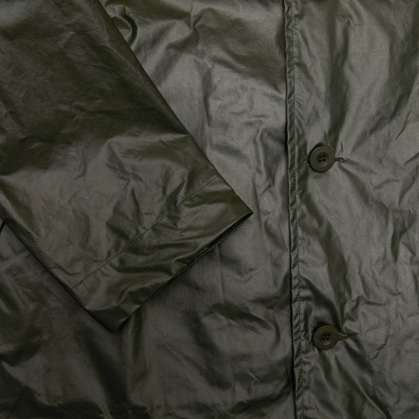 Casey Casey Peche Rain Coat in Dark Khaki
