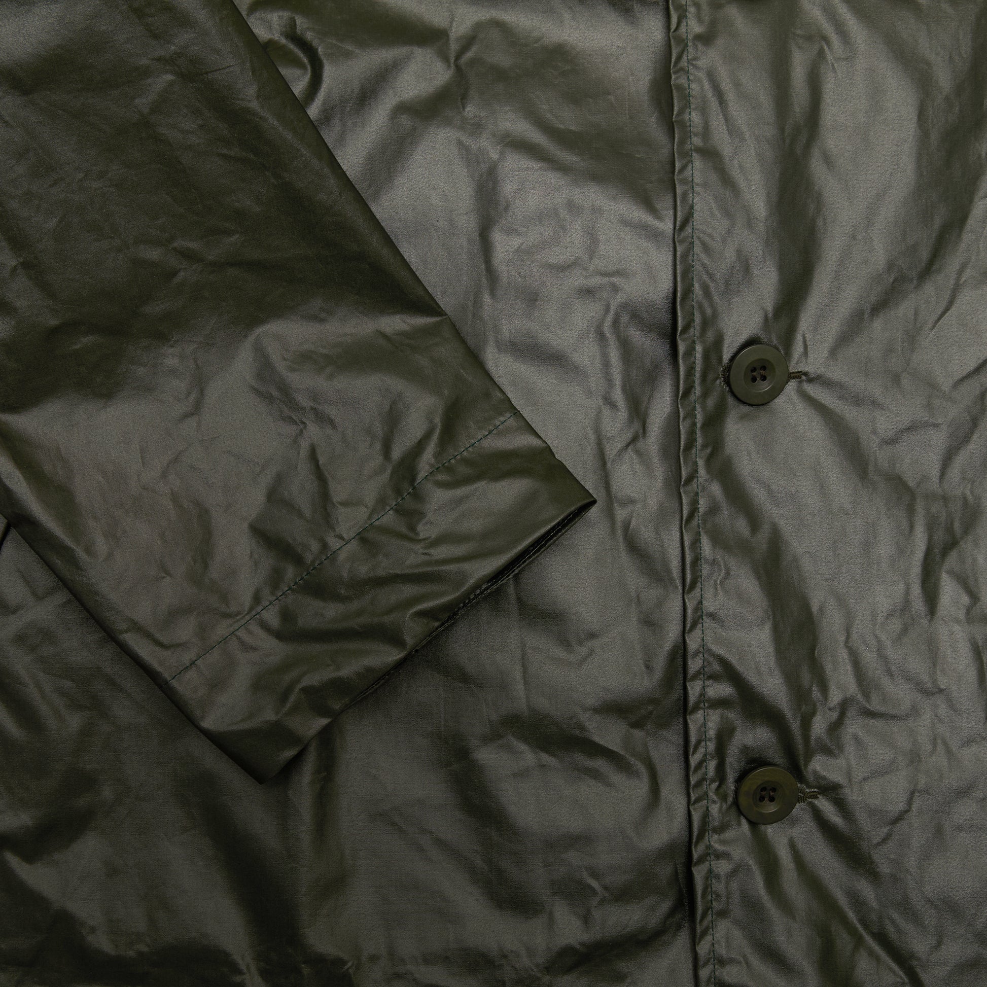 Casey Casey Peche Rain Coat in Dark Khaki