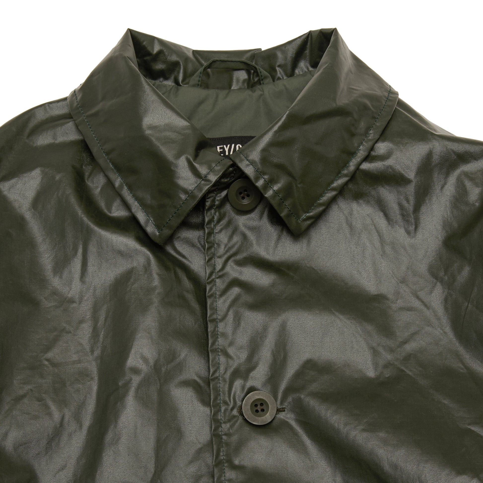 Casey Casey Peche Rain Coat in Dark Khaki