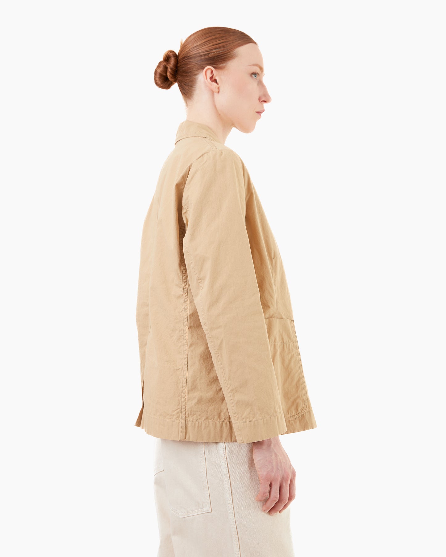 Casey Casey Women's Tough Poplin Annabelle Jacket in Beige