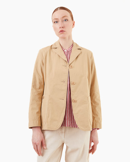 Casey Casey Women's Tough Poplin Annabelle Jacket in Beige