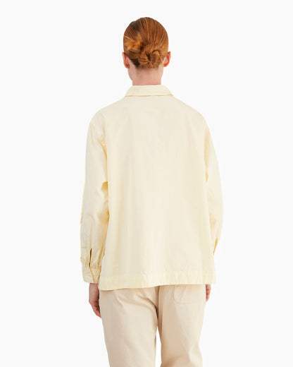 Casey Casey Women's Biggy Paper Cotton Shirt in Ivory