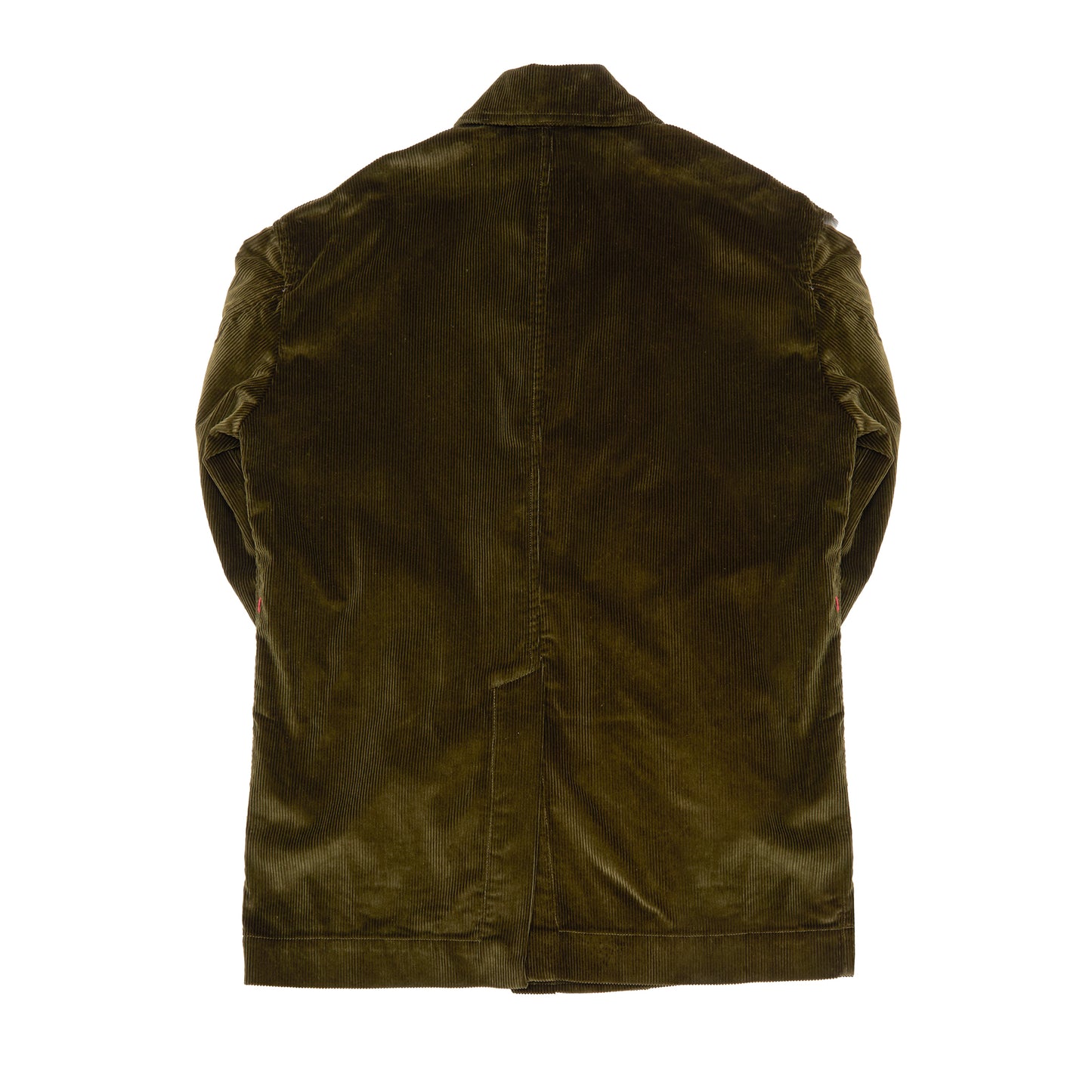 Casey Casey Brett Corduroy Jacket in Moss. A double breasted work jacket made in a green corduroy.