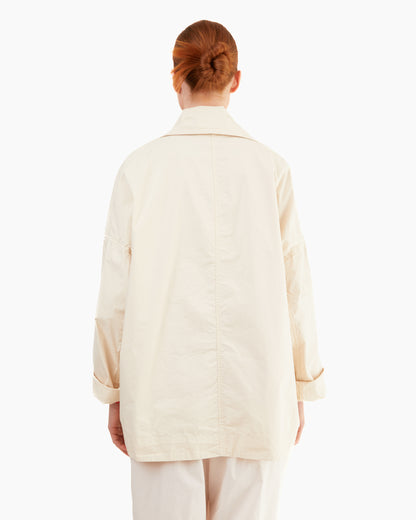 Casey Casey Women's Cotton Luna Short Coat in Fresco