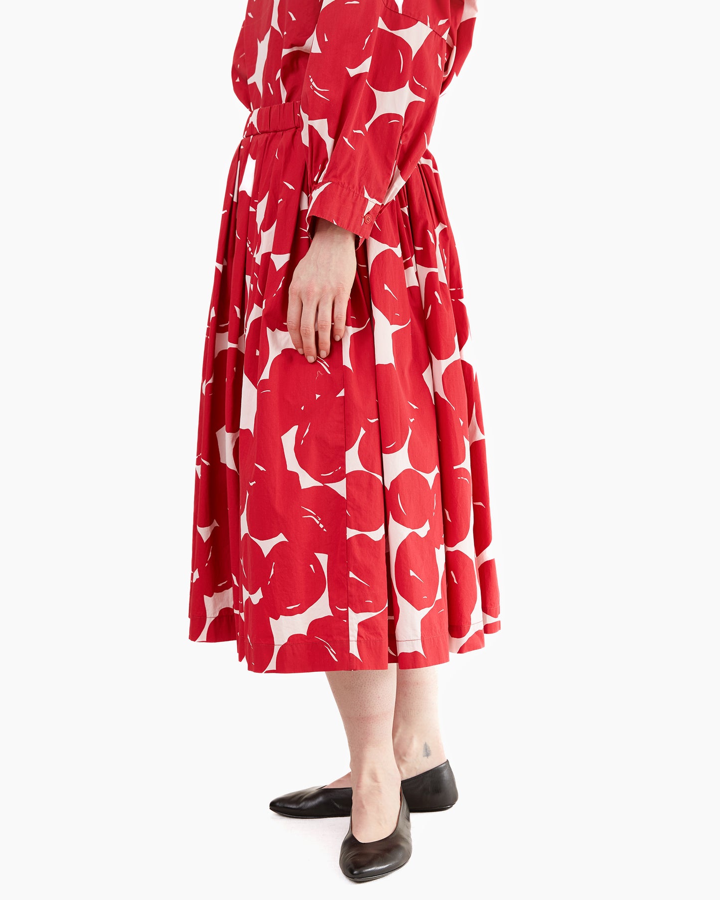 Casey Casey Women's Double Rideaux Skirt in Cot Pop Print