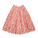 Casey Casey Women's Double Rideaux Skirt in Coral 1