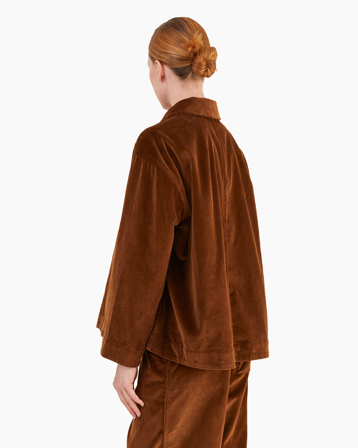 Casey Casey Women's Drays Travail Corduroy Jacket in Tan