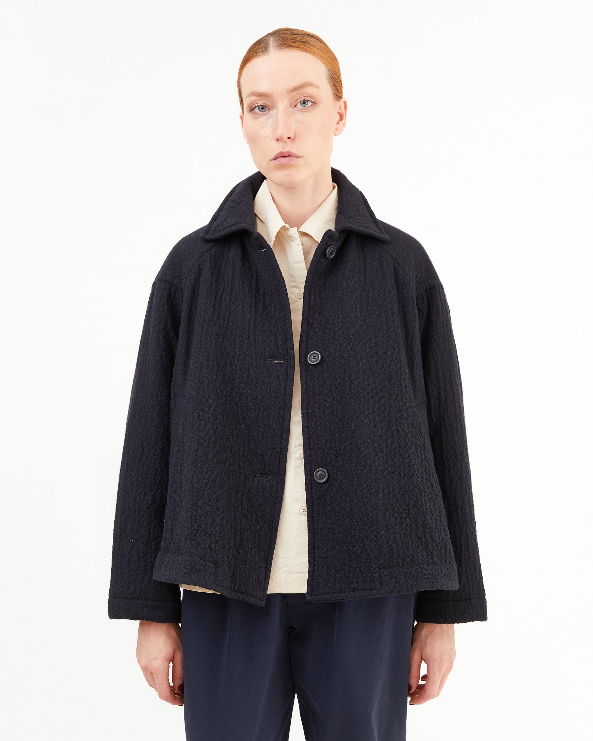 Casey Casey Women's Drays Padded Jacket in Navy