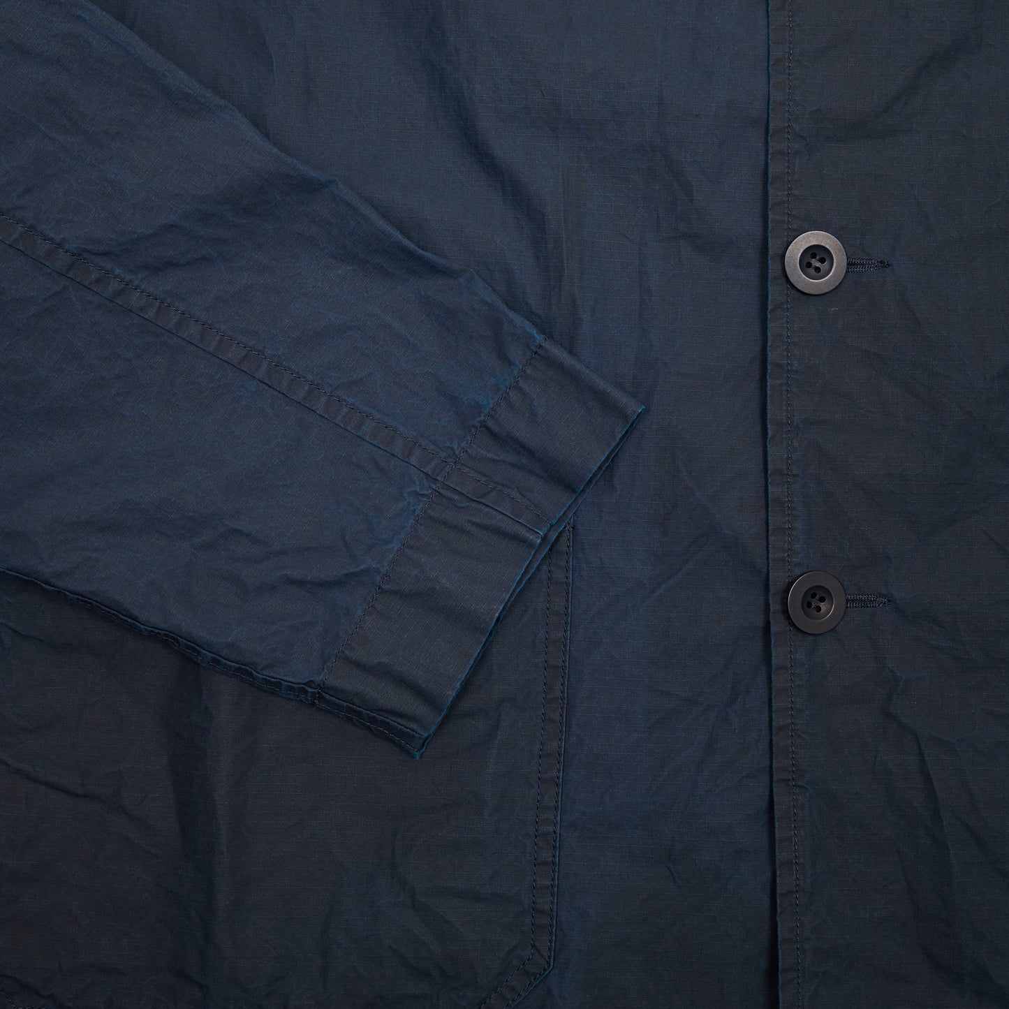 Casey Casey Higa Travail Jacket Pigment Wax in Navy