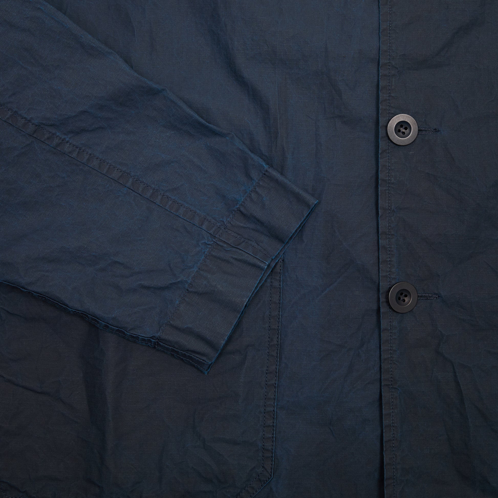 Casey Casey Higa Travail Jacket Pigment Wax in Navy