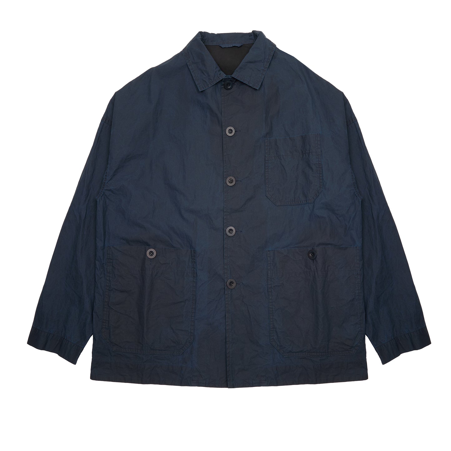 Casey Casey Higa Travail Jacket Pigment Wax in Navy