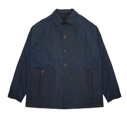 Casey Casey Higa Travail Jacket Pigment Wax in Navy