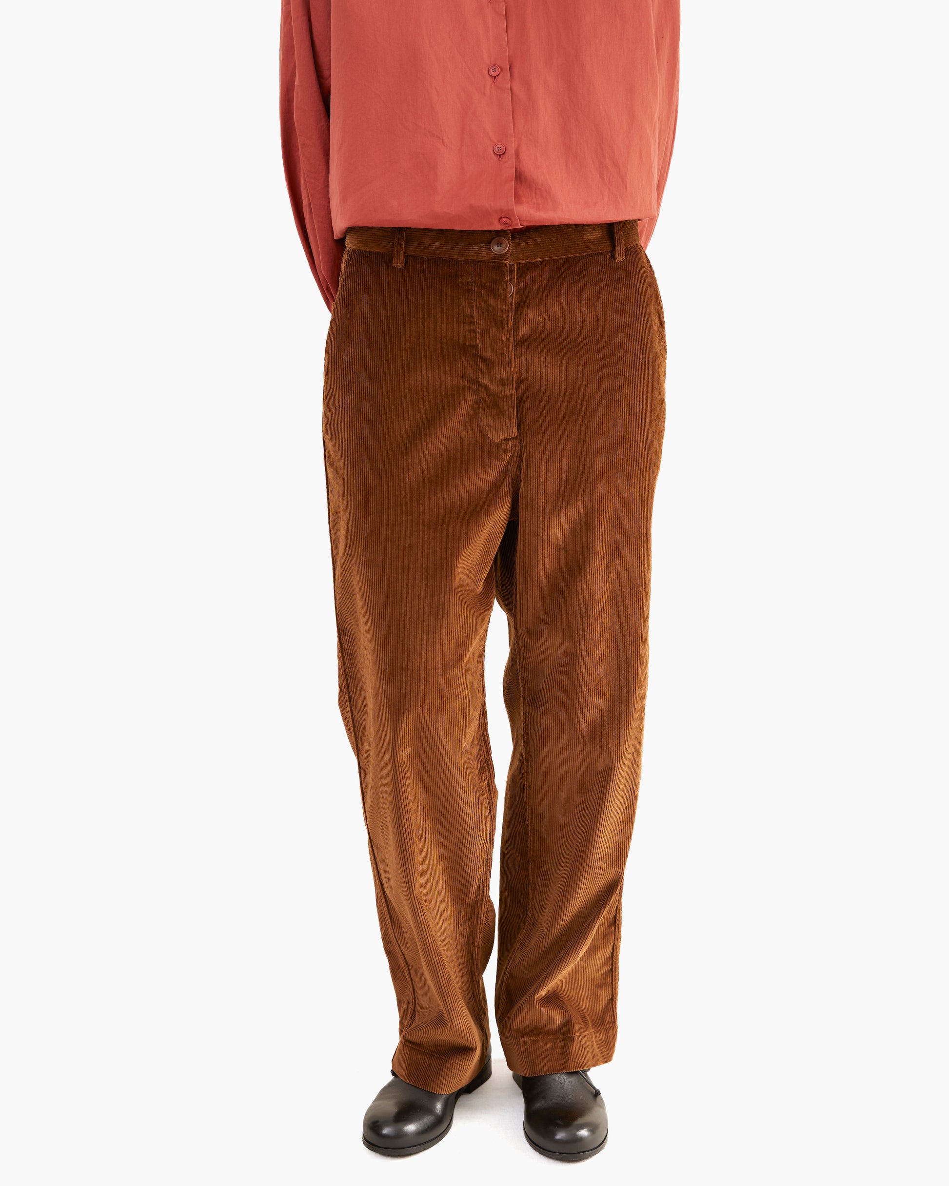 Casey Casey Women's Corduroy MMR Pant in Tan
