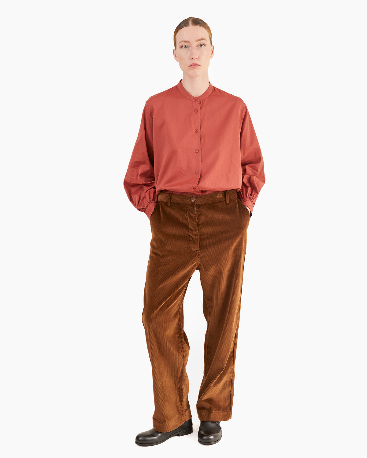 Casey Casey Women's Corduroy MMR Pant in Tan
