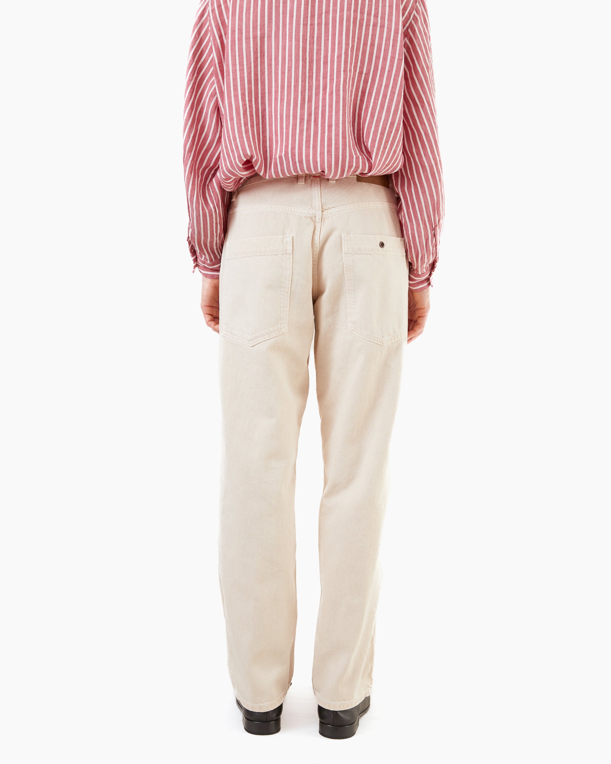 Casey Casey Women's Paulo Denim Pant in Ivory