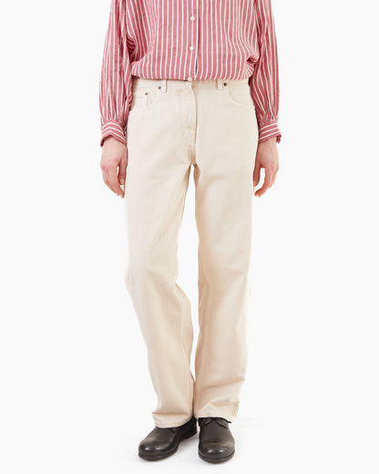 Casey Casey Women's Paulo Denim Pant in Ivory