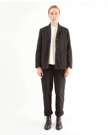 Casey Casey Women's Workwear Puddy Jacket in Pitch Black