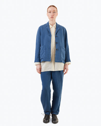 Casey Casey Women's Workwear Puddy Tuareg Jacket in Blue