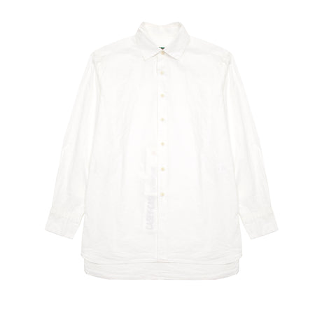 Casey Casey Men's Double Dyed Raccourcie Shirt in Off White