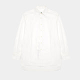 Casey Casey Men's Double Dyed Raccourcie Shirt in Off White